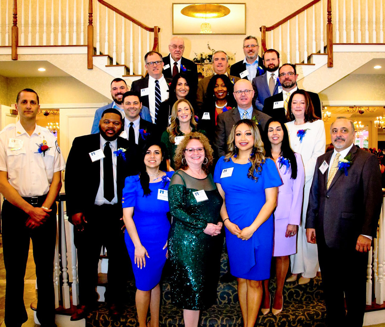 A photo of the Midstate Chamber of Commerce's Board of Directors and Staff from the annual dinner in 2023.