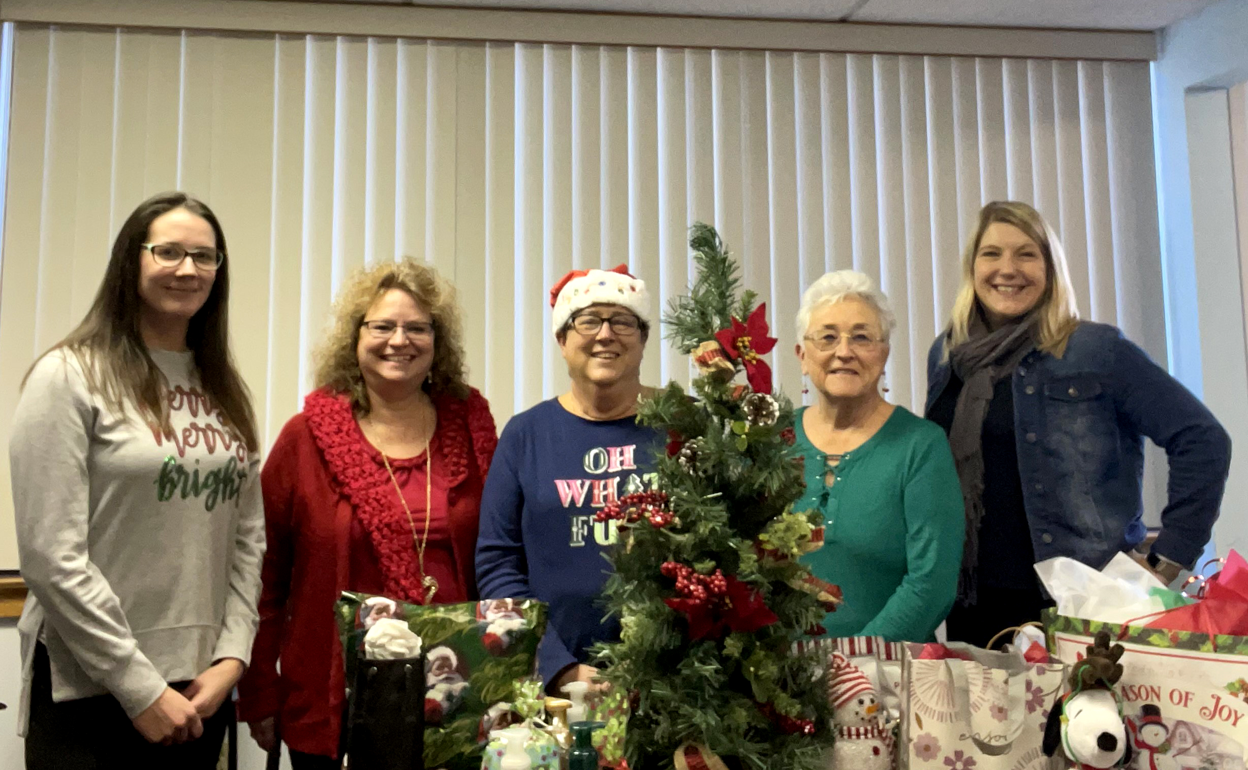 A picture of the Midstate Chamber of Commerce staff in their conference room.